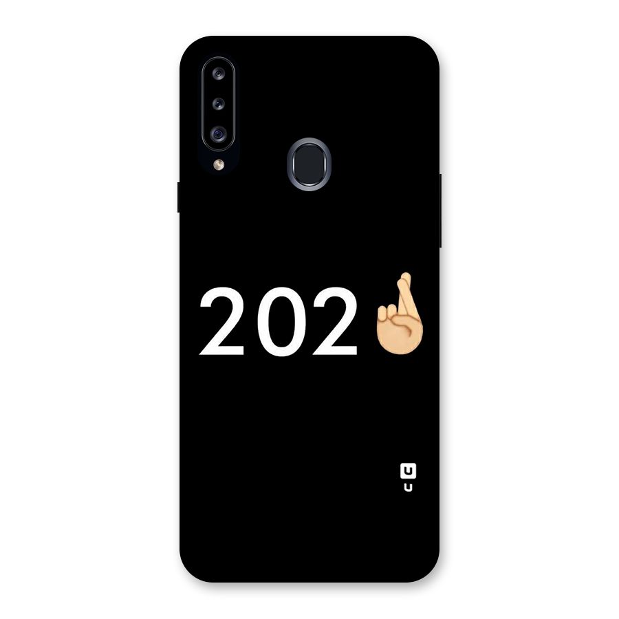 2021 Fingers Crossed Back Case for Samsung Galaxy A20s