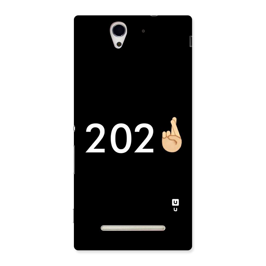 2021 Fingers Crossed Back Case for Sony Xperia C3