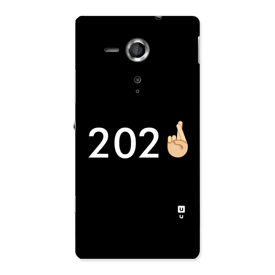 2021 Fingers Crossed Back Case for Sony Xperia SP