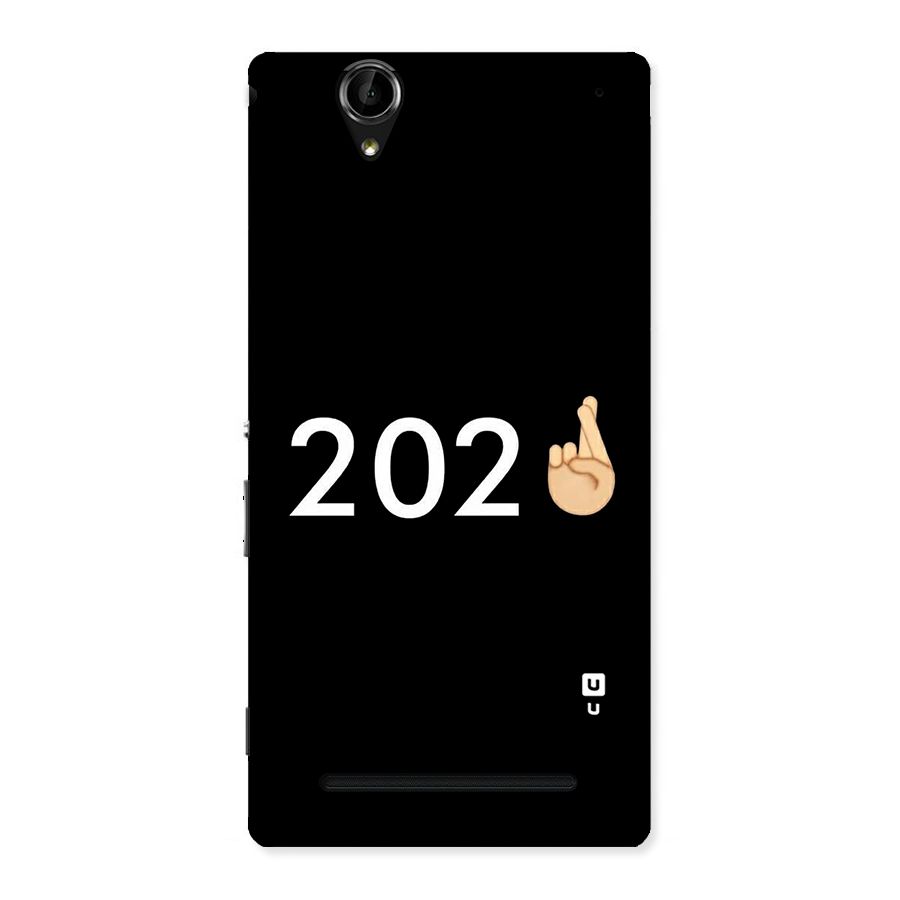 2021 Fingers Crossed Back Case for Sony Xperia T2