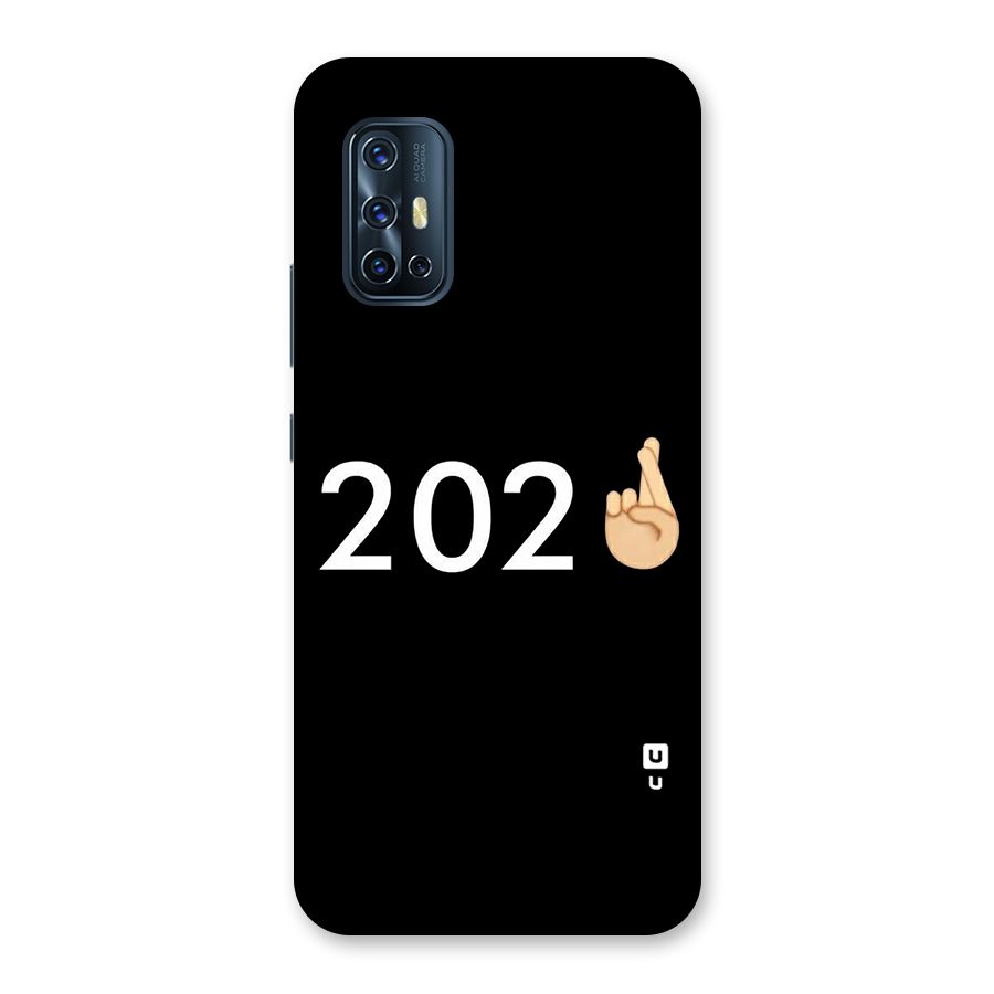 2021 Fingers Crossed Back Case for Vivo V17