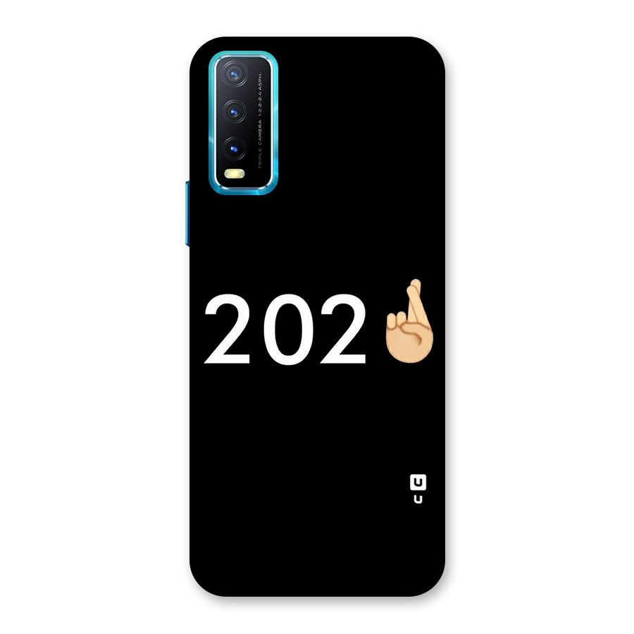 2021 Fingers Crossed Back Case for Vivo Y20