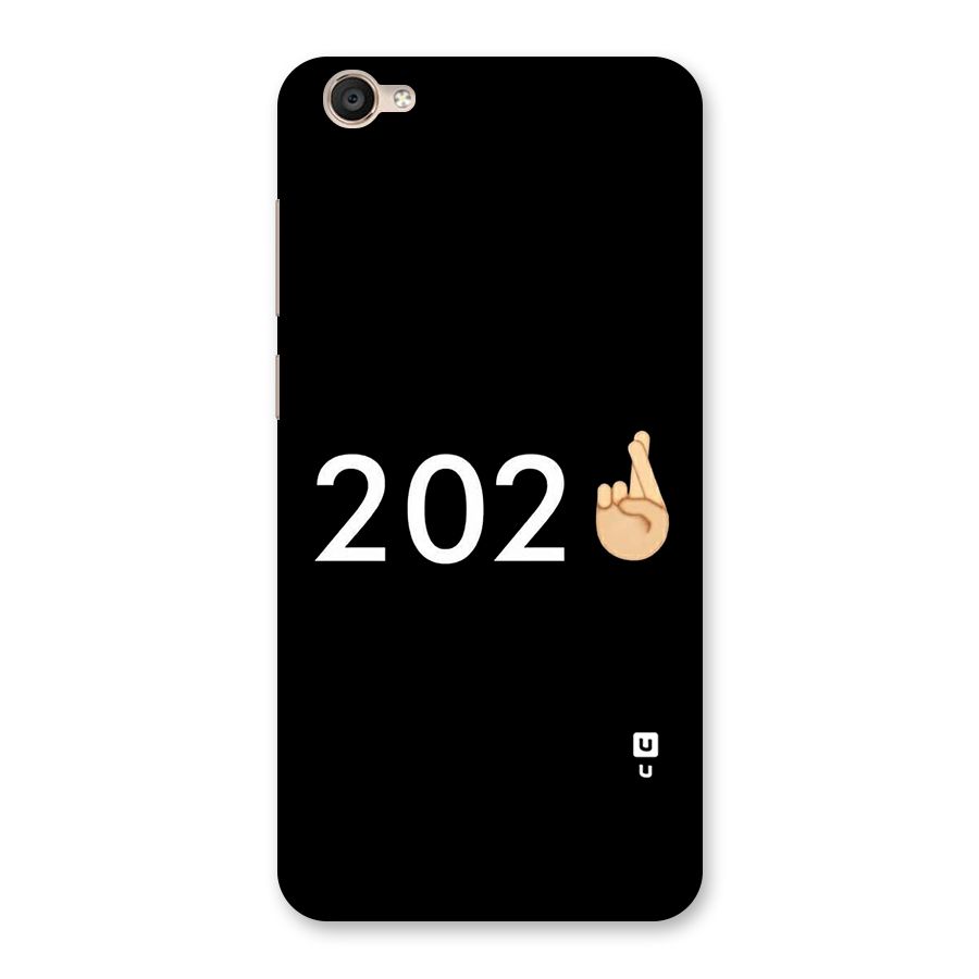 2021 Fingers Crossed Back Case for Vivo Y55
