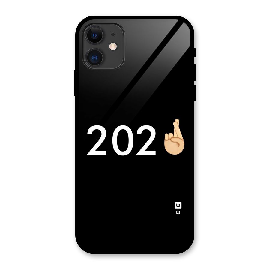 2021 Fingers Crossed Glass Back Case for iPhone 11