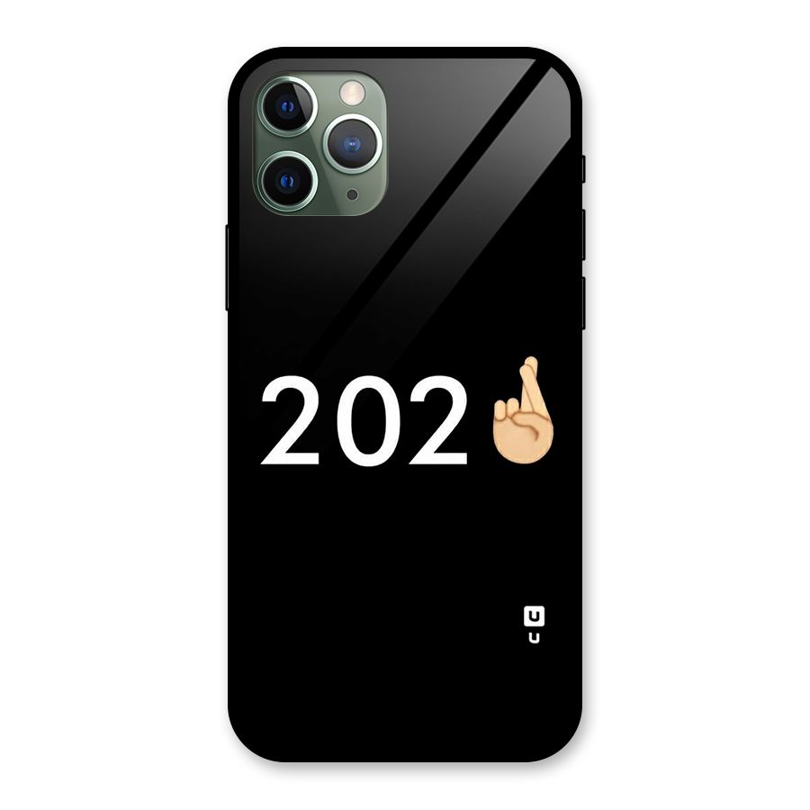 2021 Fingers Crossed Glass Back Case for iPhone 11 Pro