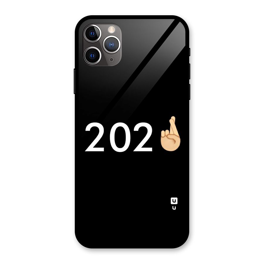 2021 Fingers Crossed Glass Back Case for iPhone 11 Pro Max