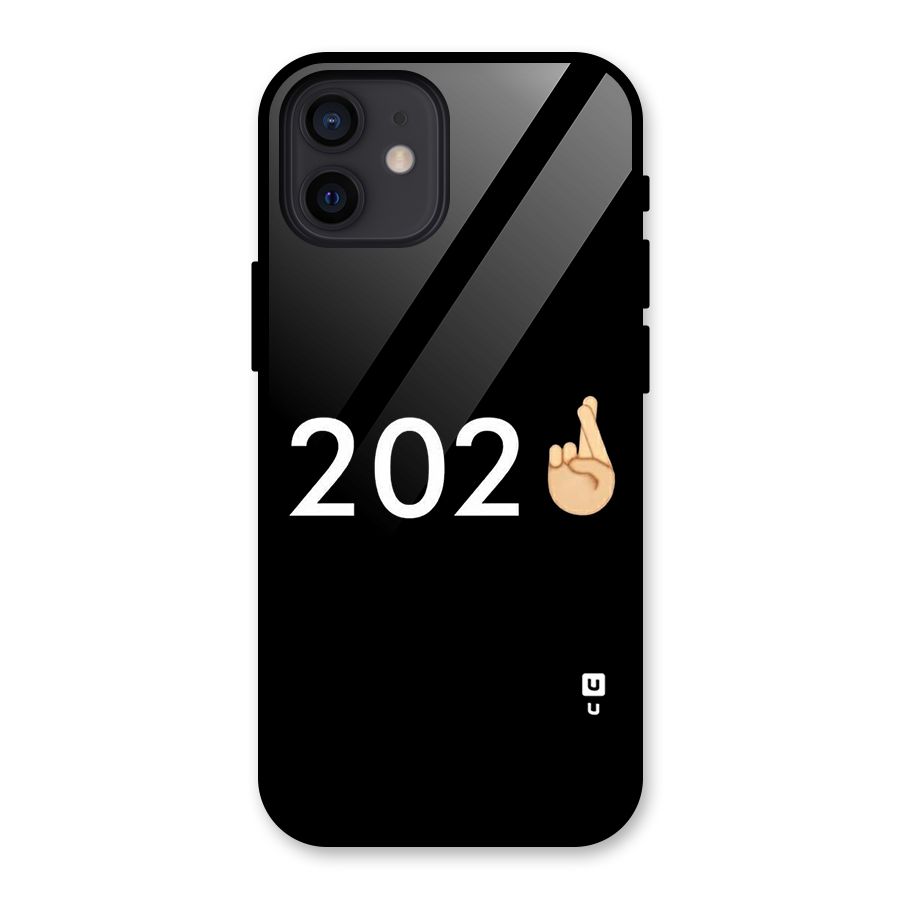 2021 Fingers Crossed Glass Back Case for iPhone 12