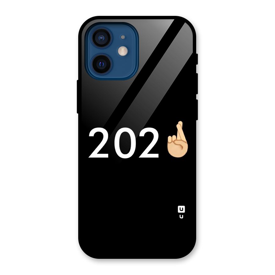 2021 Fingers Crossed Glass Back Case for iPhone 12 Mini