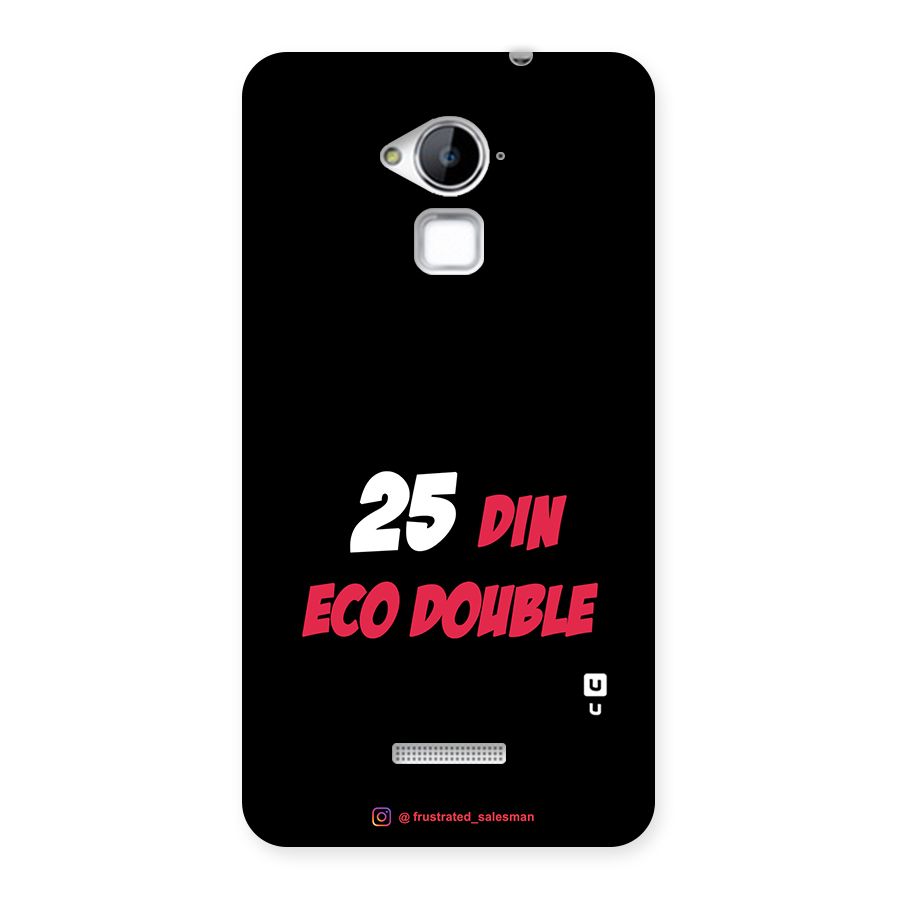 25 Din Eco Double Black Back Case for Coolpad Note 3