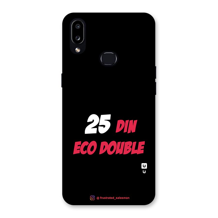 25 Din Eco Double Black Back Case for Galaxy A10s