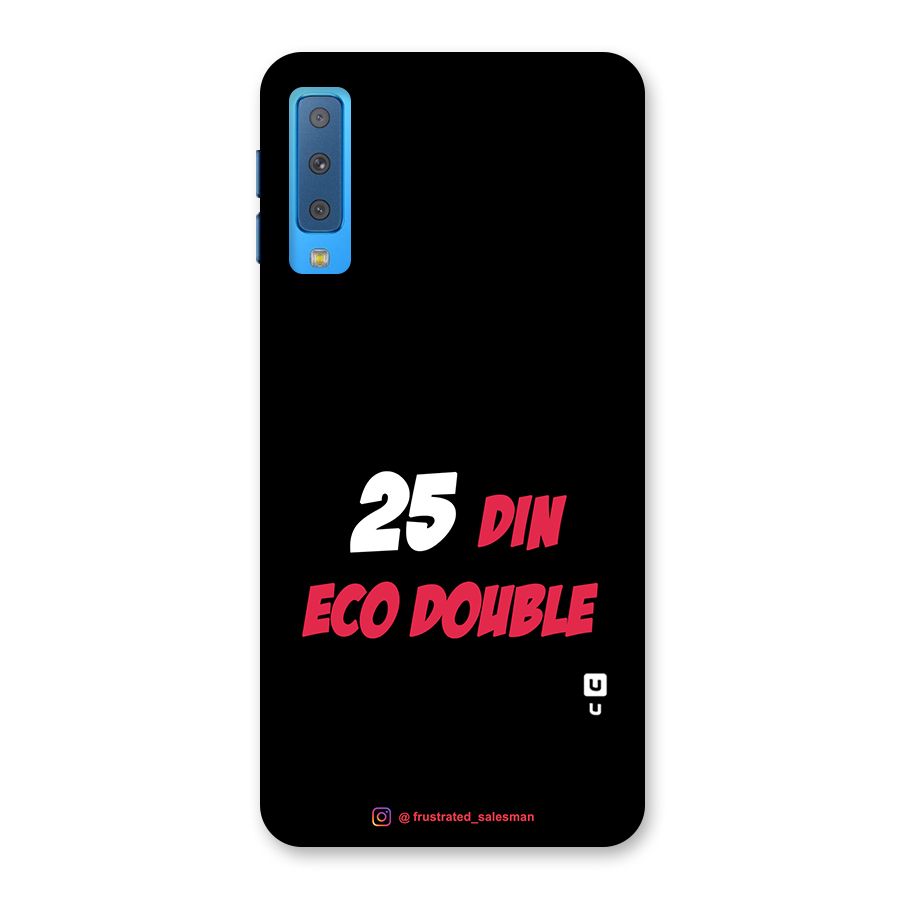 25 Din Eco Double Black Back Case for Galaxy A7 (2018)