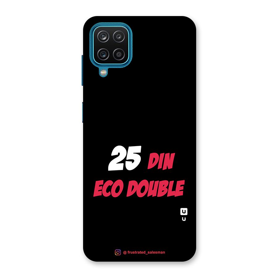 25 Din Eco Double Black Back Case for Galaxy M12