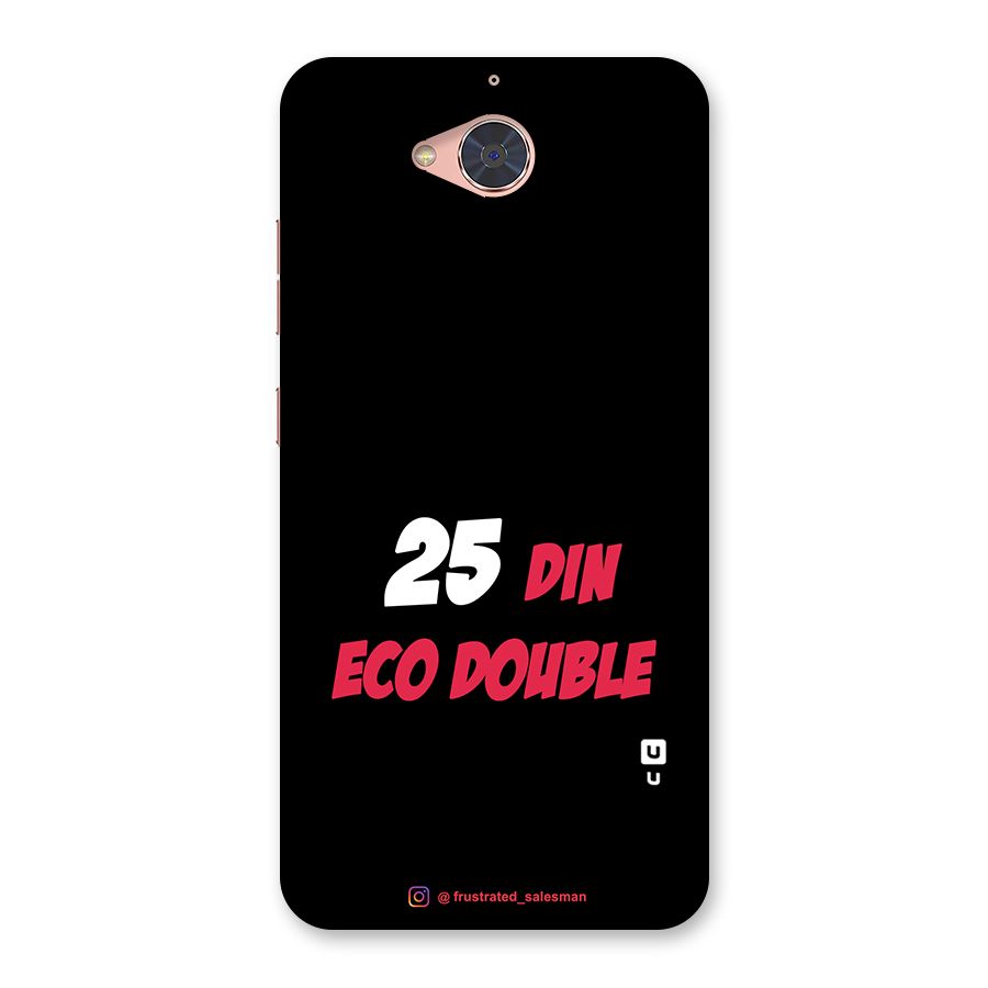 25 Din Eco Double Black Back Case for Gionee S6 Pro