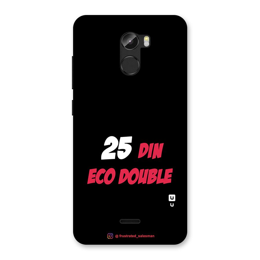 25 Din Eco Double Black Back Case for Gionee X1