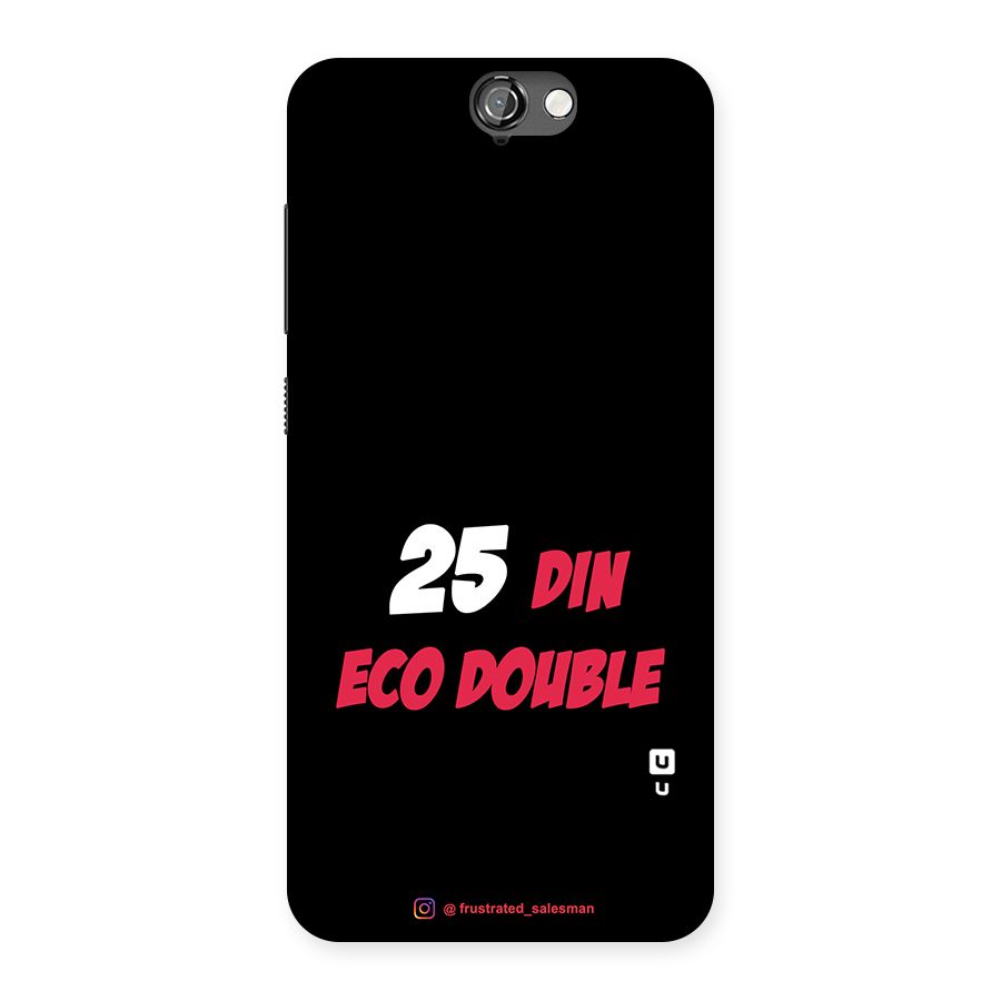 25 Din Eco Double Black Back Case for HTC One A9