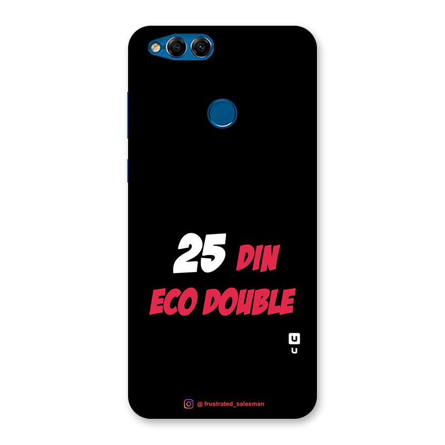 25 Din Eco Double Black Back Case for Honor 7X