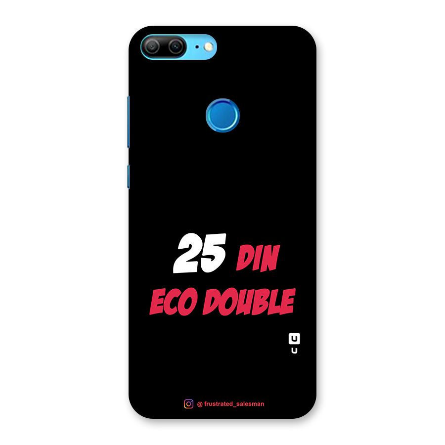 25 Din Eco Double Black Back Case for Honor 9 Lite