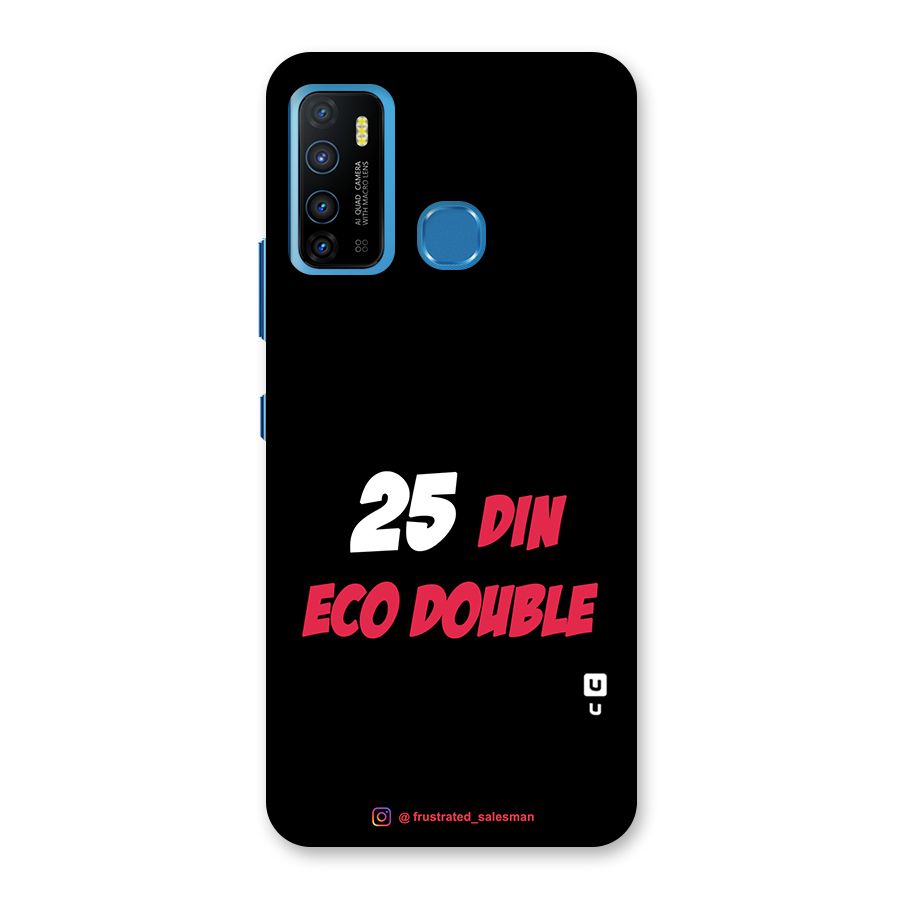 25 Din Eco Double Black Back Case for Infinix Hot 9