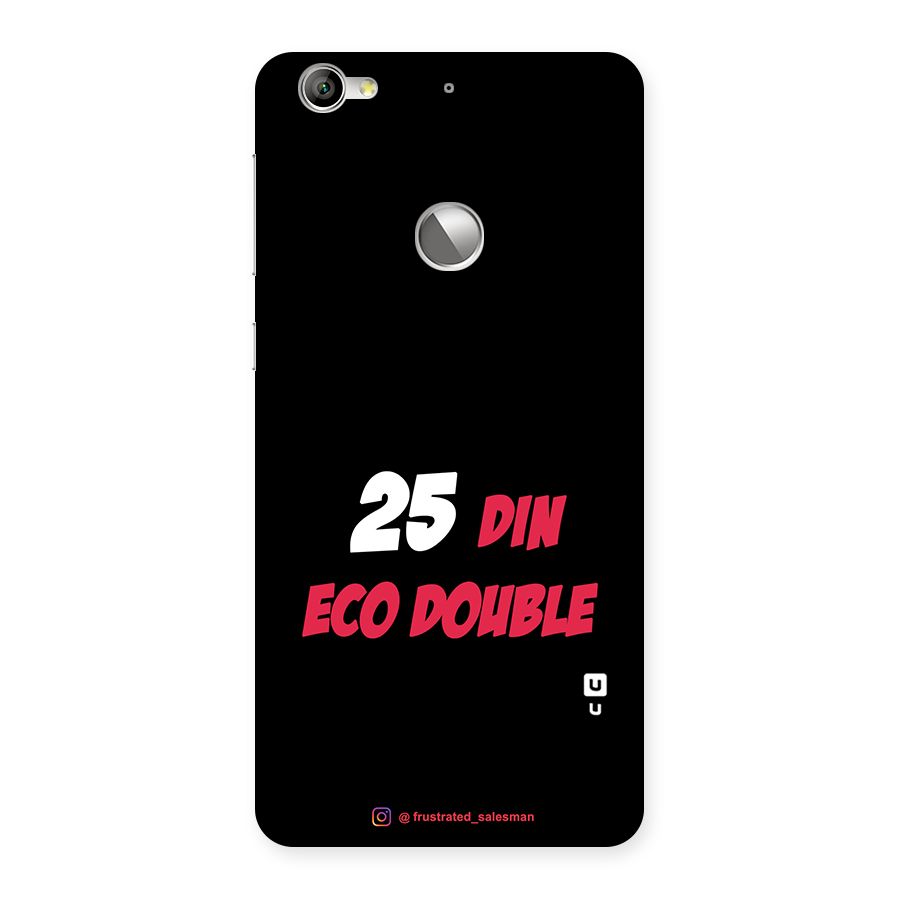 25 Din Eco Double Black Back Case for LeTV Le 1s