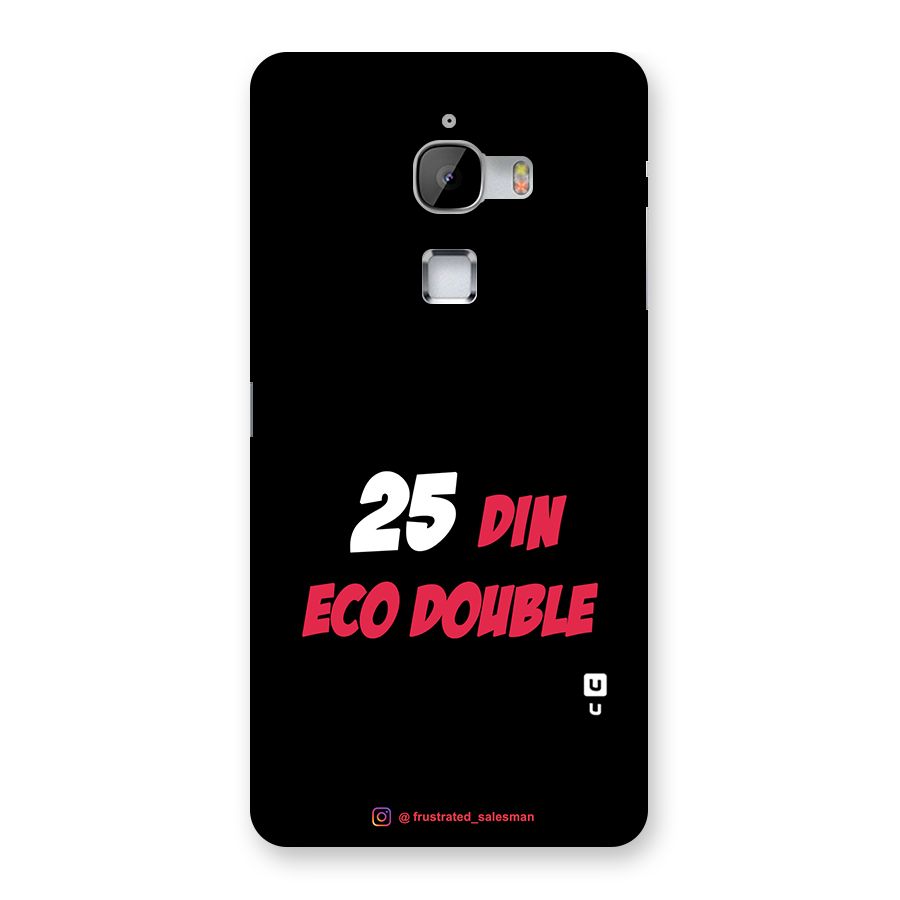 25 Din Eco Double Black Back Case for LeTv Le Max