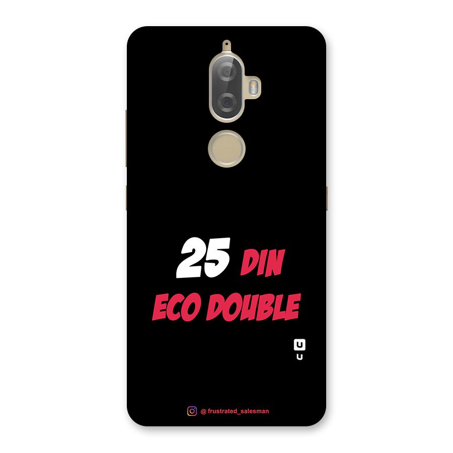 25 Din Eco Double Black Back Case for Lenovo K8 Plus