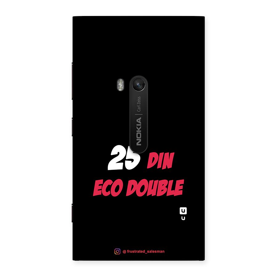 25 Din Eco Double Black Back Case for Lumia 920