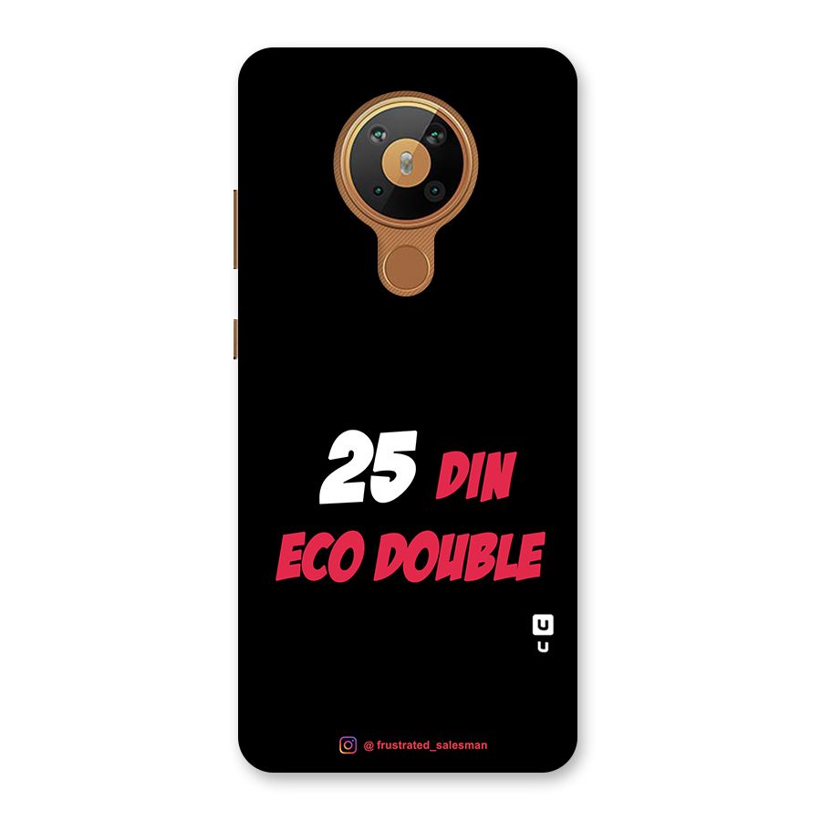 25 Din Eco Double Black Back Case for Nokia 5.3