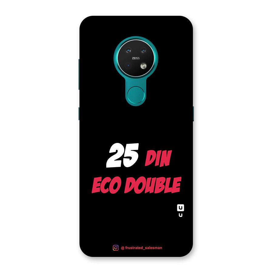 25 Din Eco Double Black Back Case for Nokia 7.2