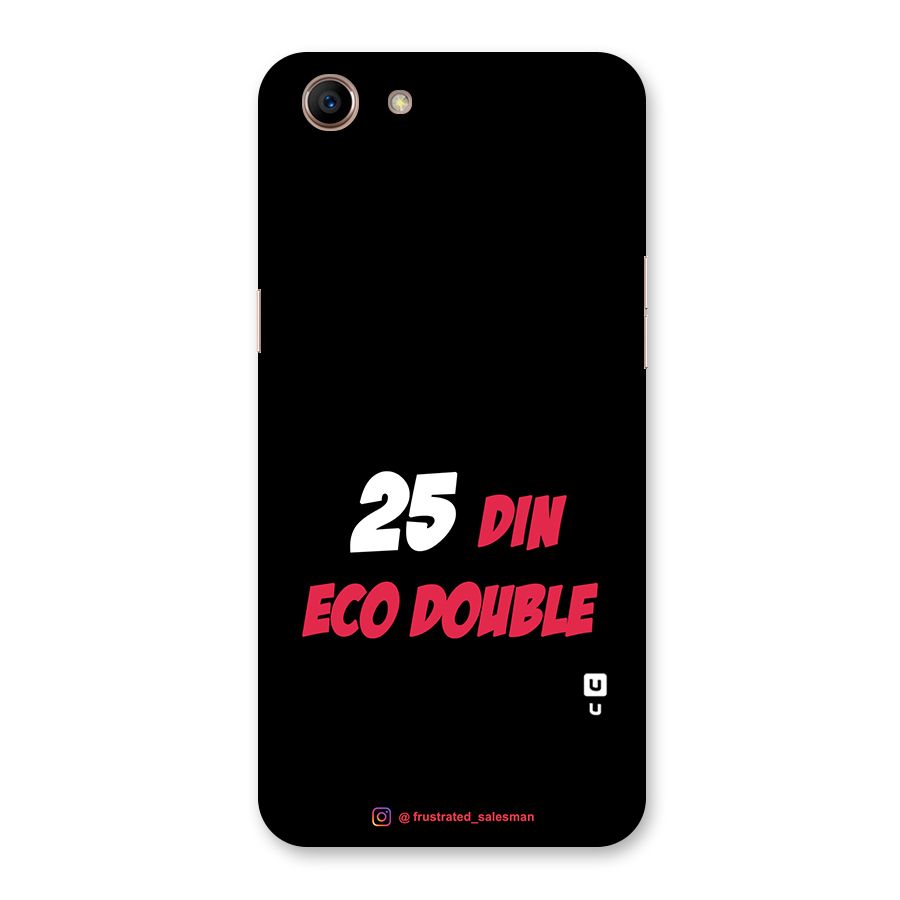 25 Din Eco Double Black Back Case for Oppo A83 (2018)