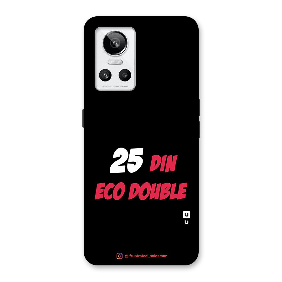 25 Din Eco Double Black Back Case for Realme GT Neo 3