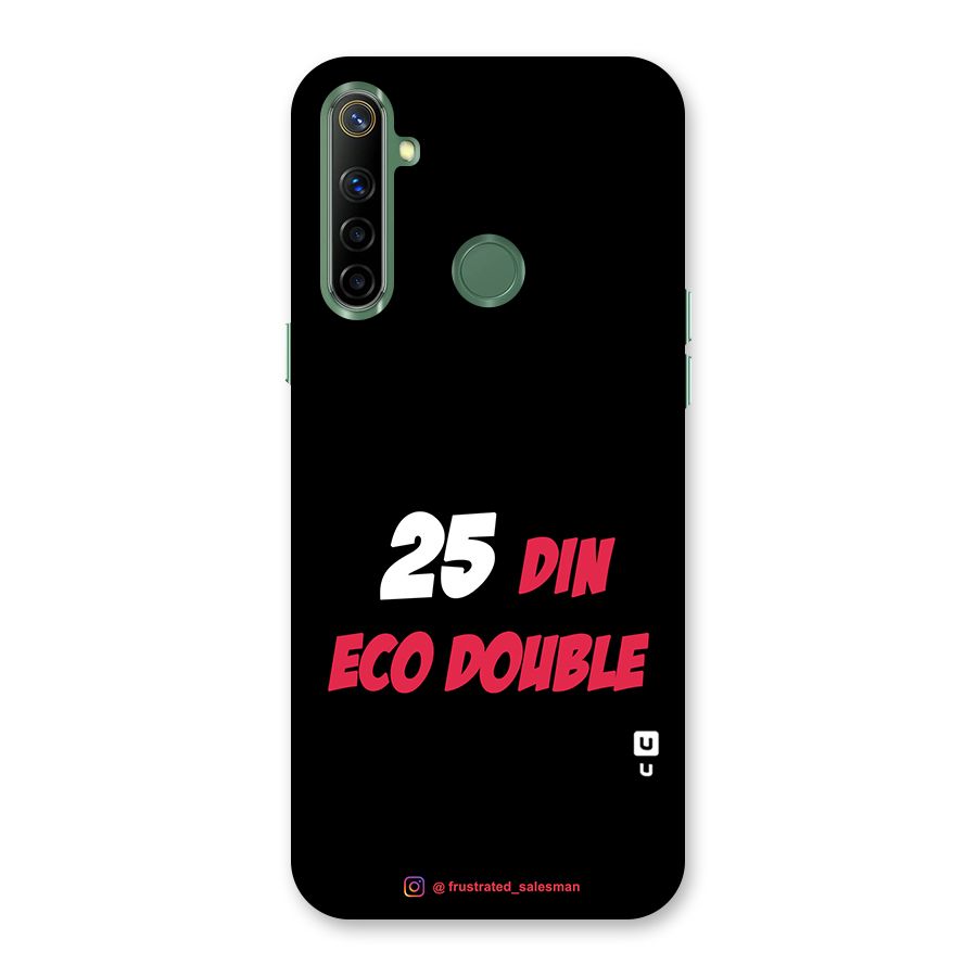 25 Din Eco Double Black Back Case for Realme Narzo 10