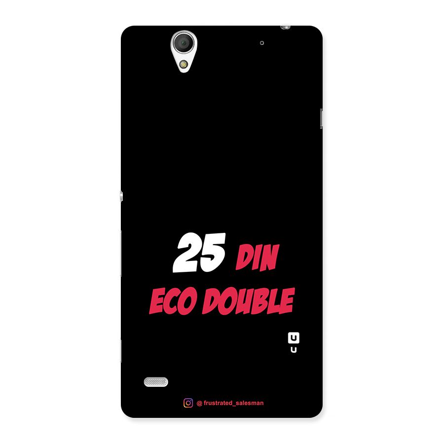 25 Din Eco Double Black Back Case for Sony Xperia C4