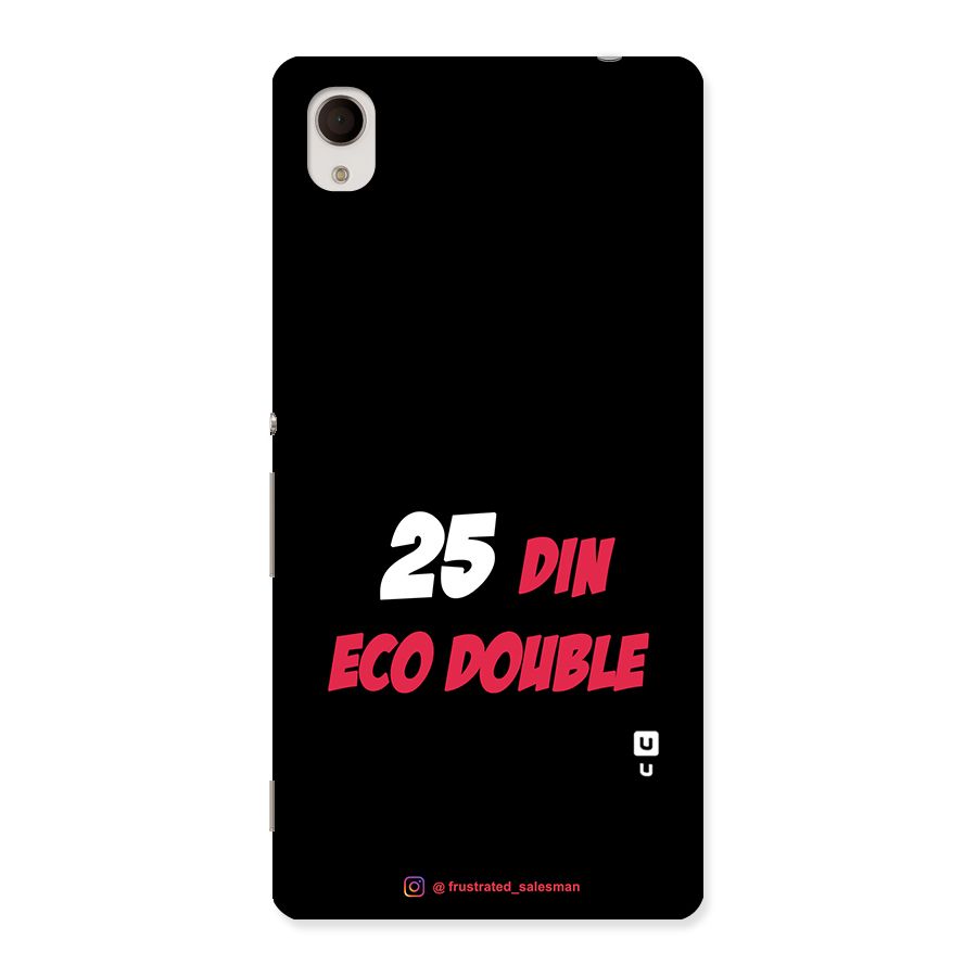 25 Din Eco Double Black Back Case for Sony Xperia M4