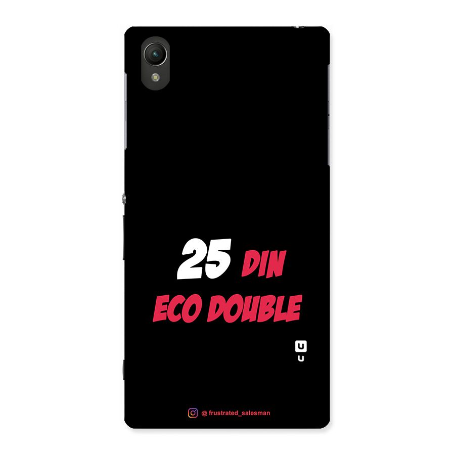 25 Din Eco Double Black Back Case for Sony Xperia Z1