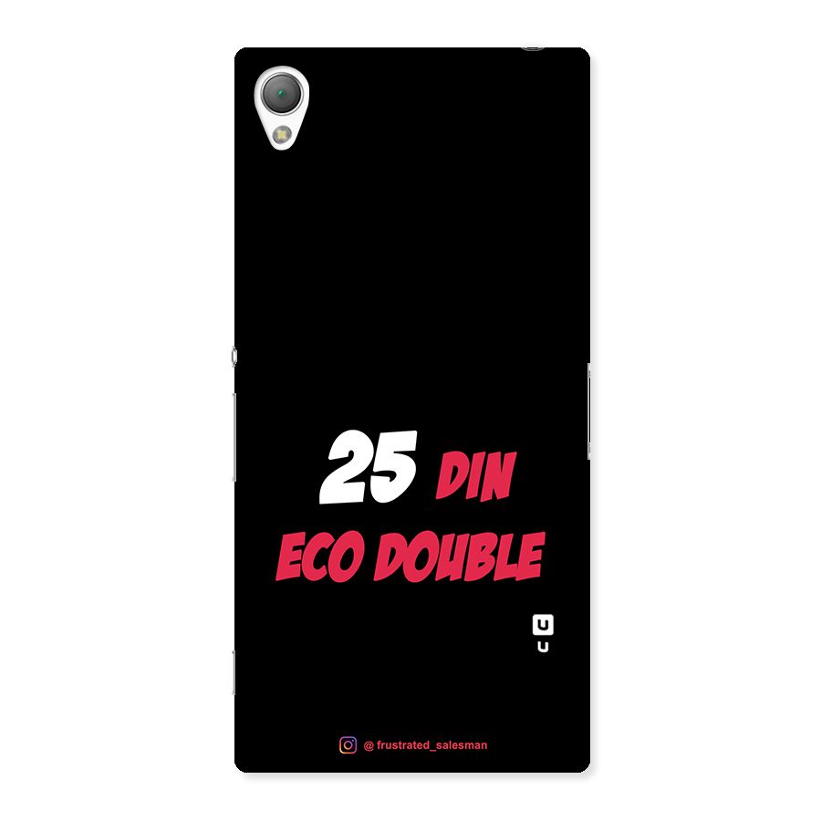 25 Din Eco Double Black Back Case for Sony Xperia Z3