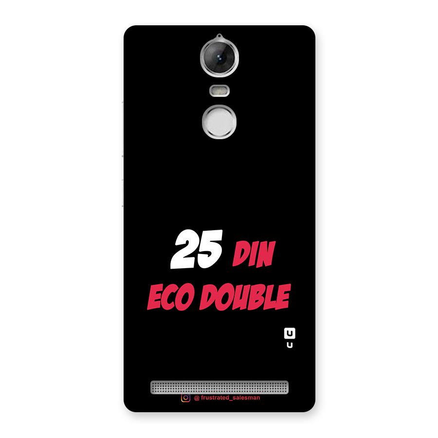 25 Din Eco Double Black Back Case for Vibe K5 Note