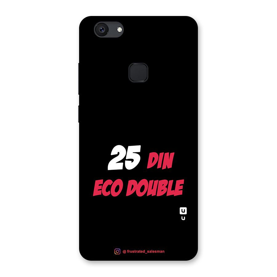 25 Din Eco Double Black Back Case for Vivo V7 Plus
