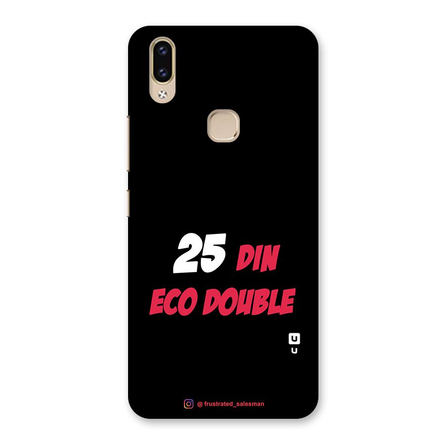 25 Din Eco Double Black Back Case for Vivo V9 Youth