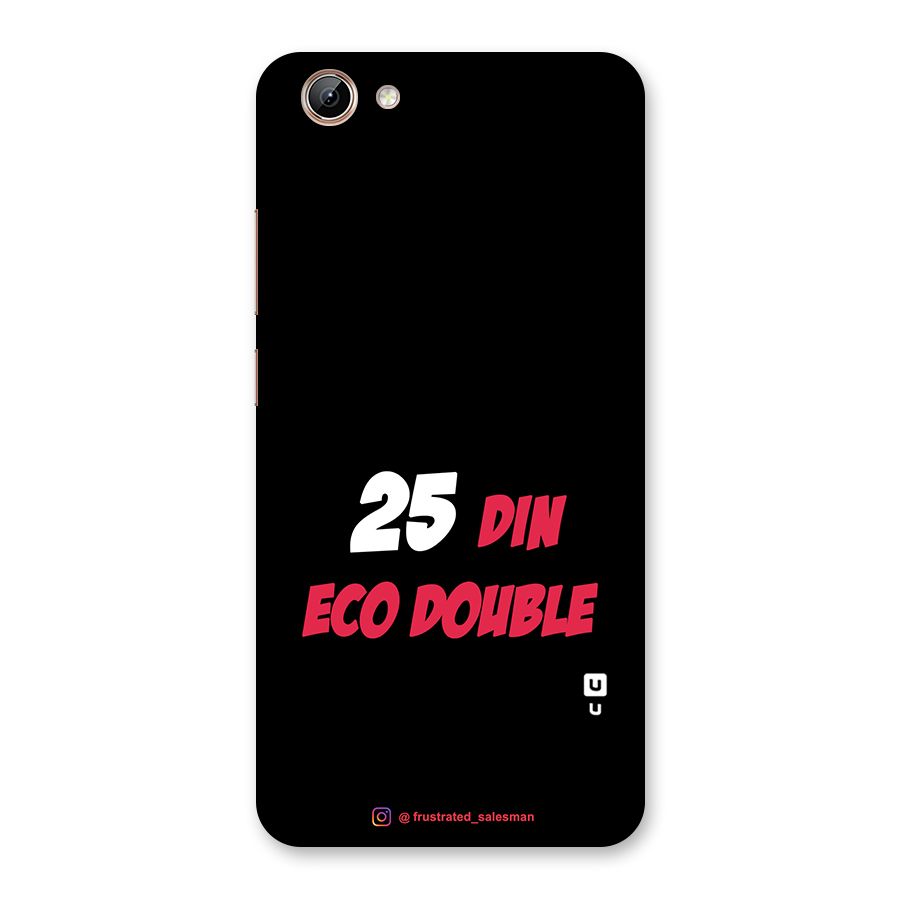 25 Din Eco Double Black Back Case for Vivo Y71i