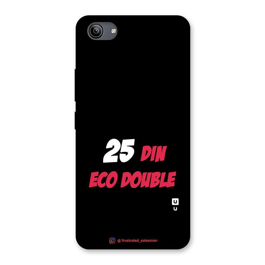 25 Din Eco Double Black Back Case for Vivo Y81i