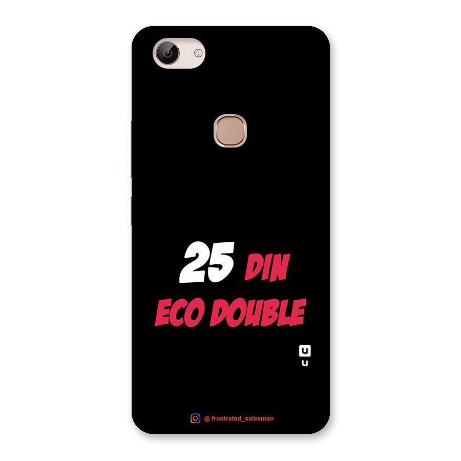 25 Din Eco Double Black Back Case for Vivo Y83
