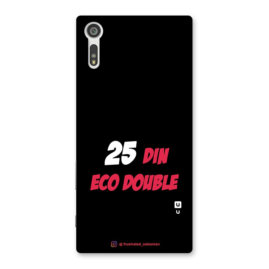 25 Din Eco Double Black Back Case for Xperia XZ