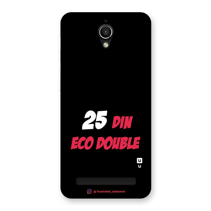 25 Din Eco Double Black Back Case for Zenfone Go