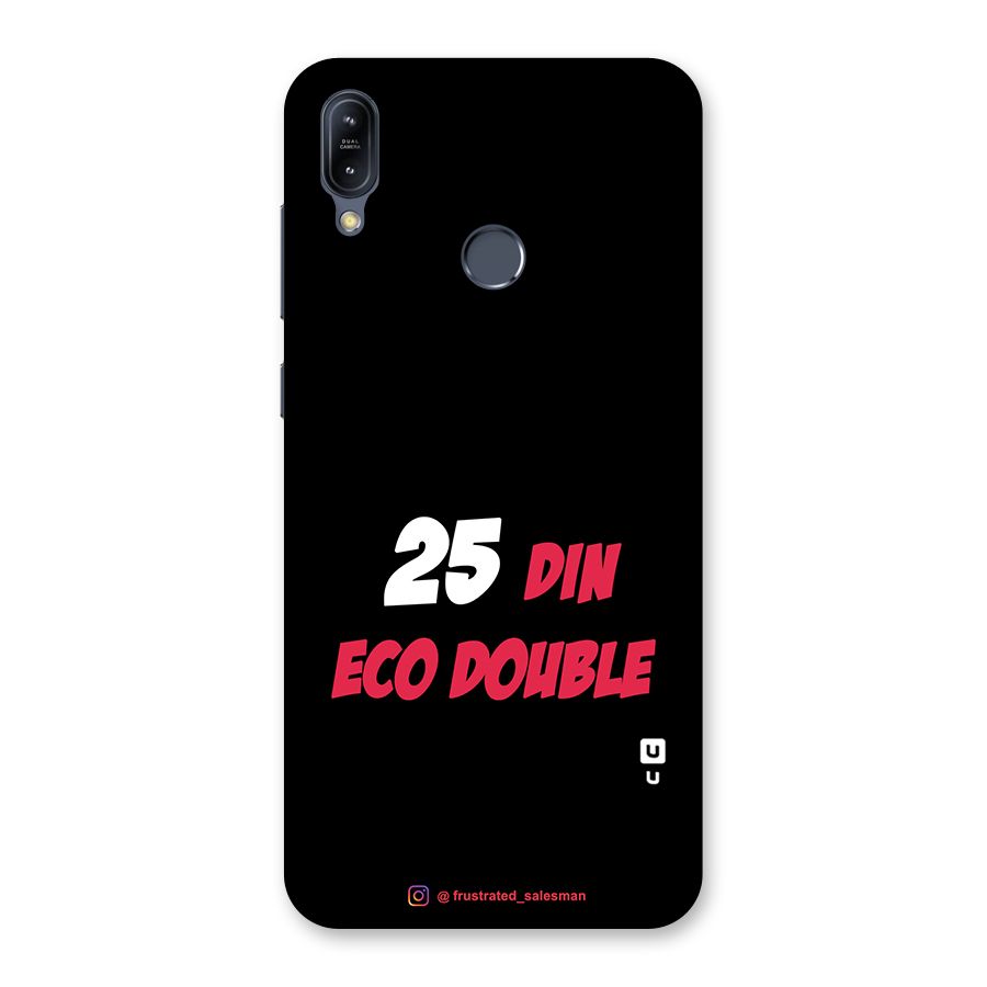 25 Din Eco Double Black Back Case for Zenfone Max M2