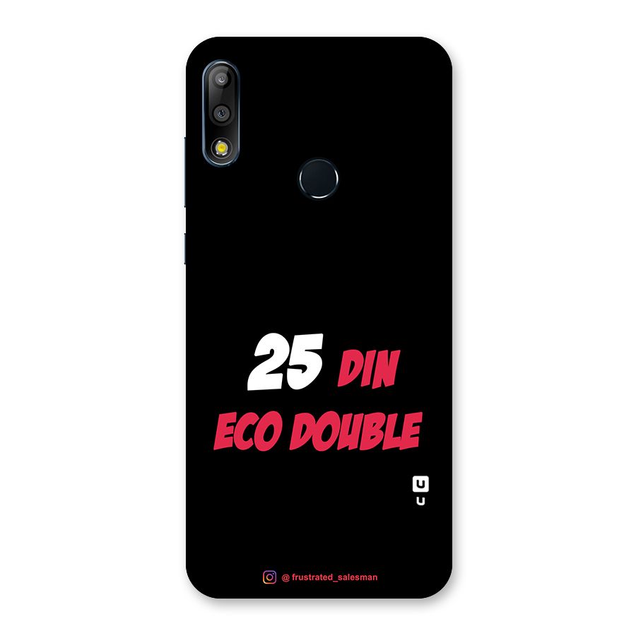 25 Din Eco Double Black Back Case for Zenfone Max Pro M2