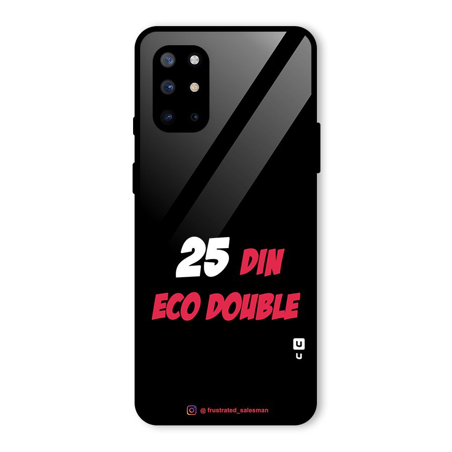 25 Din Eco Double Black Glass Back Case for OnePlus 8T