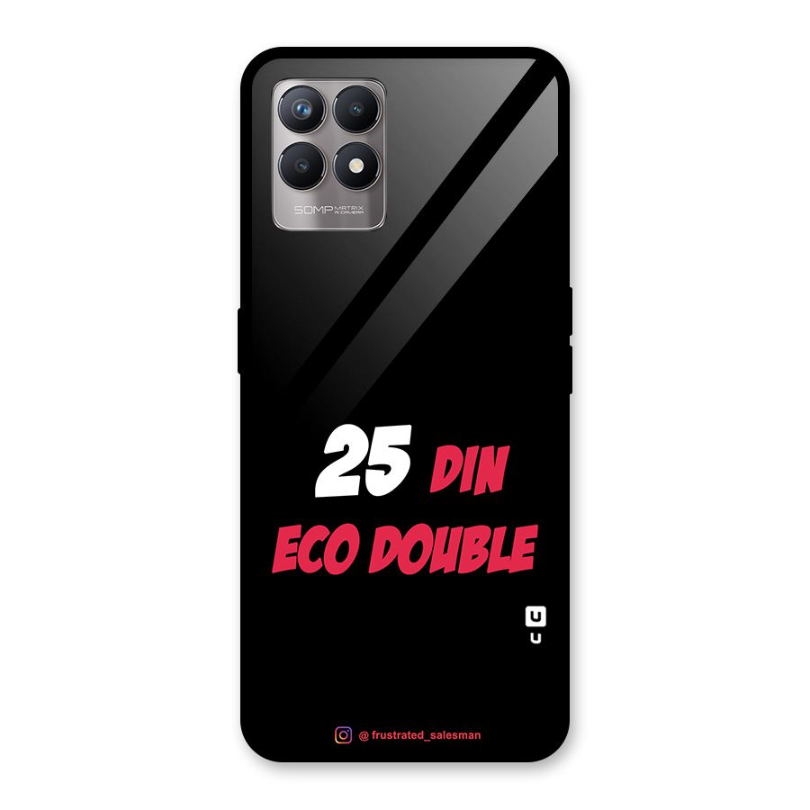 25 Din Eco Double Black Glass Back Case for Realme Narzo 50