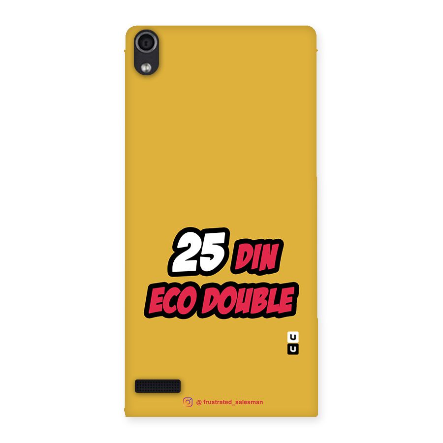 25 Din Eco Double Mustard Yellow Back Case for Ascend P6