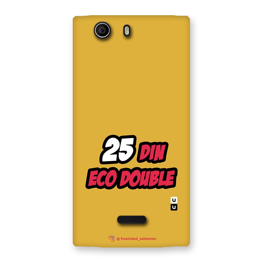 25 Din Eco Double Mustard Yellow Back Case for Canvas Nitro 2 E311