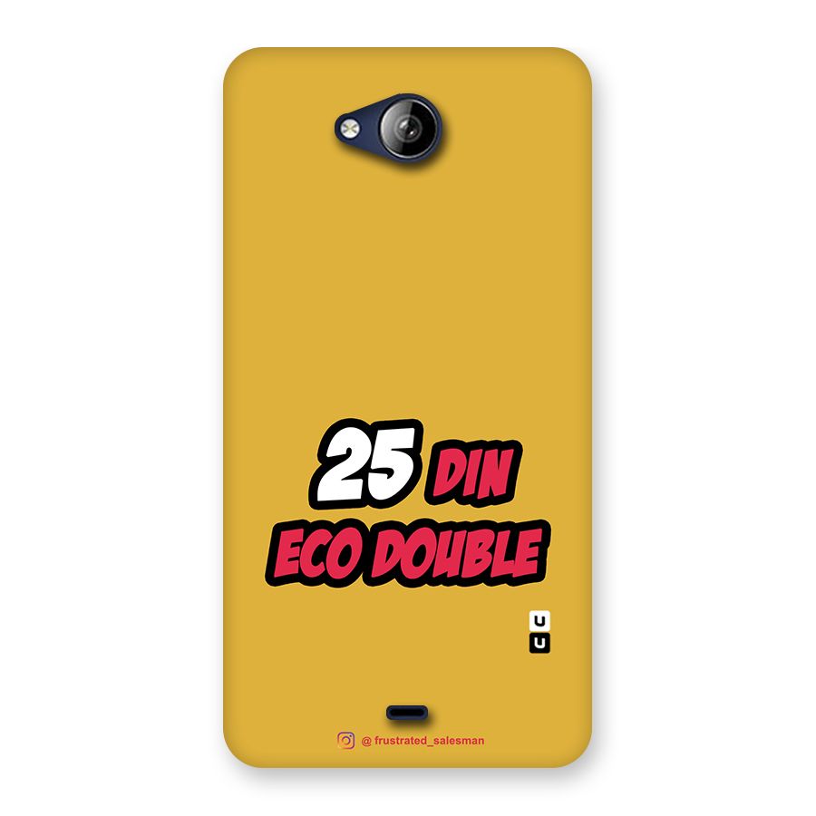 25 Din Eco Double Mustard Yellow Back Case for Canvas Play Q355